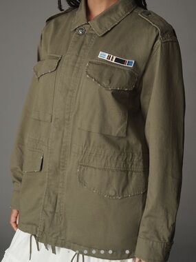 Anthropologie Pilcro cotton Utility Jacket  size XL